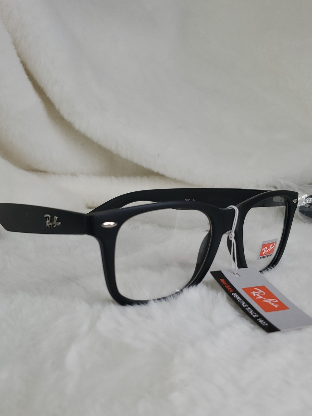 Ray-Ban Men's  Black Mate Wayfarer Optical Glasses